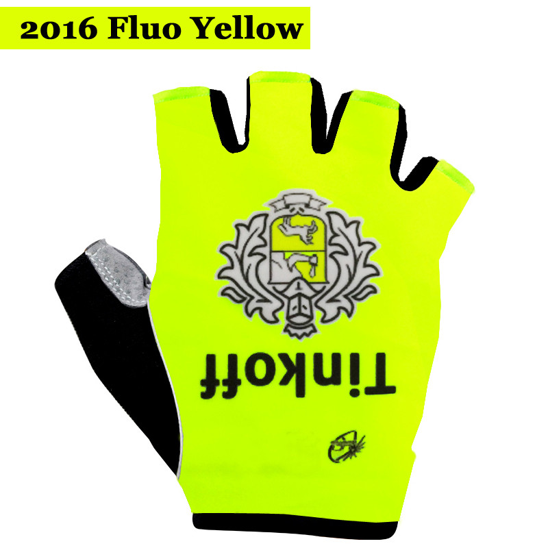 Handschoenen Saxo Bank Tinkoff 2016 geel